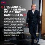 Thailand is not a member of ICC, but Cambodia is,