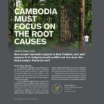 CAMBODIA MUST FOCUS ON THE ROOT CAUSES